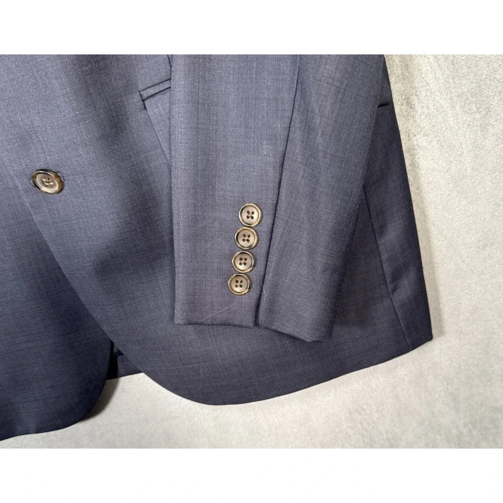 J.Crew Thompson Blazer Men's 38R Navy Wool Two Button Sport Coat Preppy